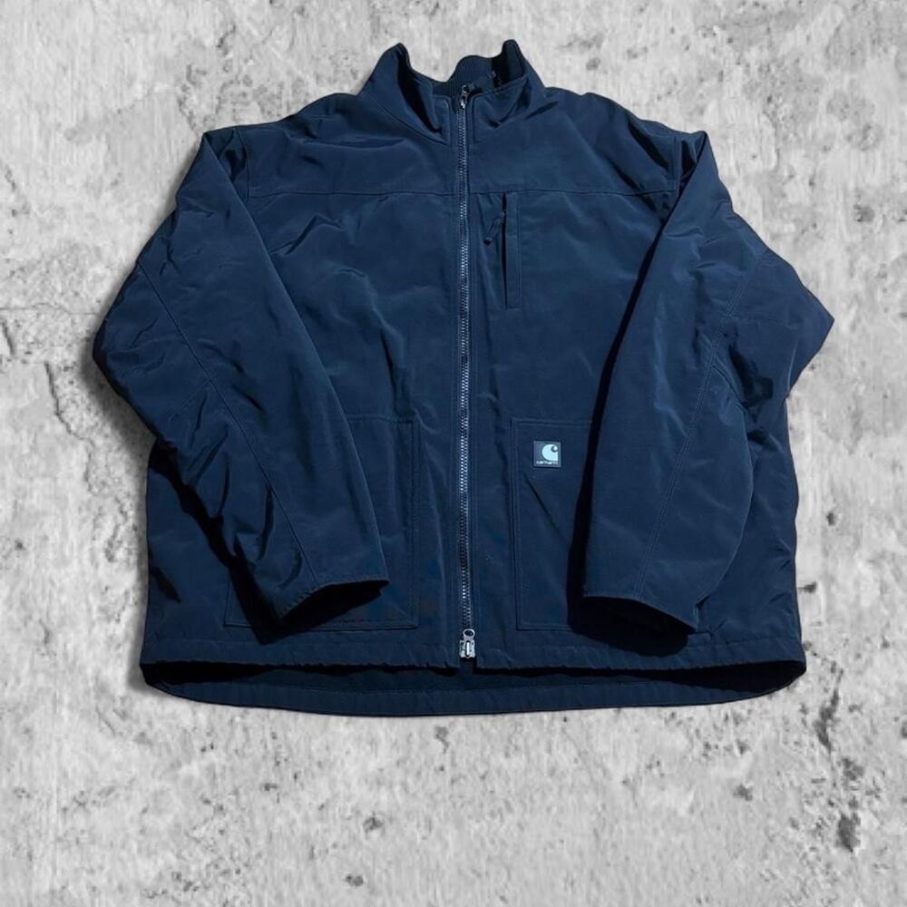 Carhartt Men's Black and Navy Jacket